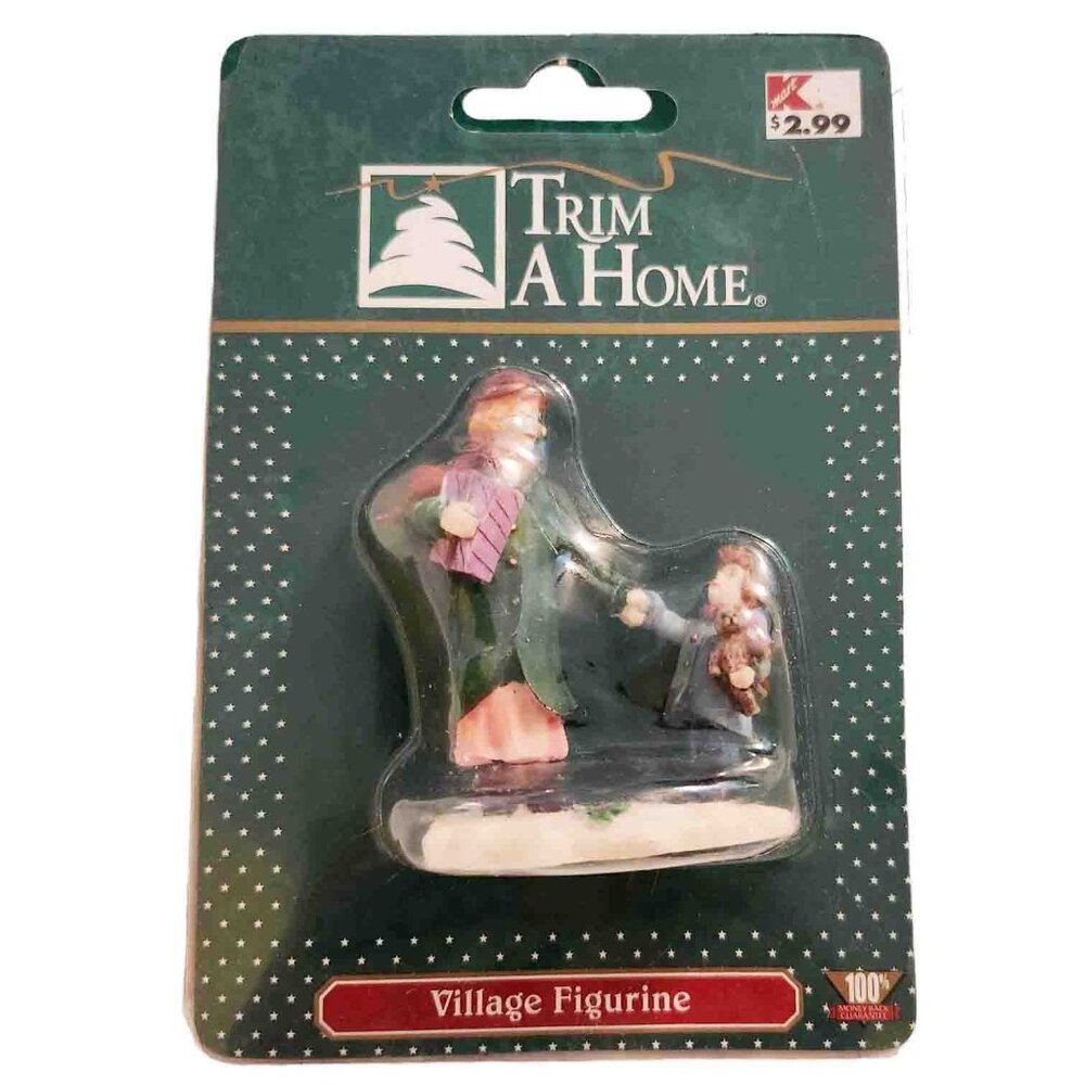 Trim A Home Christmas Village Figurines (2)